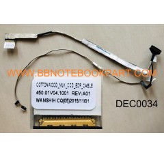 DELL LCD Cable สายแพรจอ  Inspiron 13 7347 7348 7352 7359 (30 pin)  450.01V04.1001